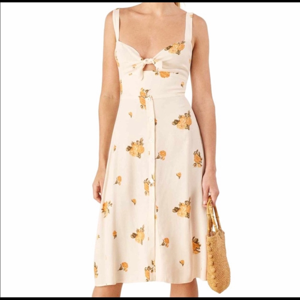 Reformation Frankfort Midi Dress